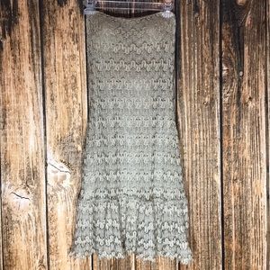 NWT Cache crochet strapless dress